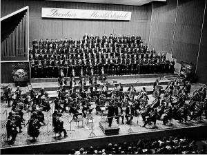 Dresden: Kulturpalast Schumann: Missa Sacra - DDR-Tournee Düsseldorfer Symphoniker - David Shallon