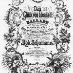 Autograph von Schumanns "Das Glück von Edenhall".