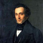 1834 - Felix Mendelssohn Bartholdy, Theodor Hildebrandt, Öl auf Leinwand, 59,5 x 52,5 cm (Berlin, Deutsches Historisches Museum)