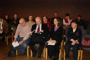 Mitglieder der Satzungskommission: v.l. Jens Billerbeck, Erich Gelf, Georg Lauer Dr. Anna-Caroline Gravenhorst, Gisela Kummert, Klaus-Peter Tiedtke war verhindert.