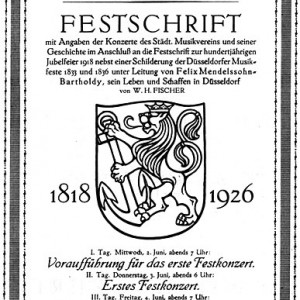 Festschrift und Chronikbuch
in Fortführung der Chronik von 1918
von W.H. Fischer.