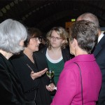 Ein Gast, Irmgard und Christina Hill und die fördernden Mitglieder Horst und Karin Rhode (v.l.n.r.)