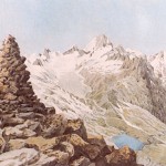 Felix Mendelssohn Bartholdy: Blick vom Großen Siedelhorn auf Finsteraarhorn und Schreckhorn (18.8.1847)