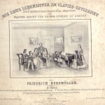 Friedrich Burgmüller "Der erste Lehrmeister im Clavier-Unterricht" aus dem Jahre 1838. Mainz: Schott Verlag. Im Besitz des Heinrich-Heine-Institutes