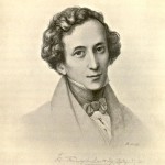 Felix Mendelssohn Bartholdy in einer Bleistiftzeichnung von Heinrich Mücke, Düsseldorf 1835 Heinrich-Heine-Institut Düsseldorf