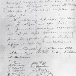 Brief mit Unterschriften von 22 Mitgliedern des Gesangvereins (Musikverein) an Robert Schumann Düsseldorf, den 15. Dezember 1852 - Stadtarchiv Düsseldorf Unter den "unterzeichneten Mitgliedern" finden sich R. Hasenclever, R. Nielo, Joseph Euler, A. Dietrich, Mathilde Hartmann und Julius Tausch. Sie erklären, daß sie von dem vorher ergangenen Schreiben an Robert Schumann keine Kenntnis hatten und es "wegen seiner unpassenden und unwürdigen Fassung entschieden mißbilligen".