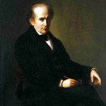 1830 - Wilhelm von Schadow, Akademiedirektor. In seinem Hause wohnte Felix Mendelssohn Bartholdy in Düsseldorf und verbrachte dort einen glücklichen und erfüllten Lebensabschnitt mit vielen Künstler- Freunden.