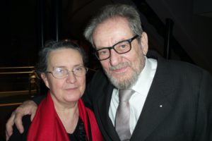 Prof. Oskar Gottlieb Blarr mit seiner Partnerin Ewa Maria Guski