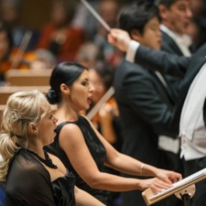 Großartiger Auftritt: Elisabet Strid (v. li.), Ramona Zaharia und Axel Kober.