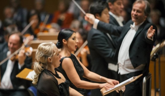 Großartiger Auftritt: Elisabet Strid (v. li.), Ramona Zaharia und Axel Kober.
