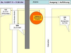 SingPause-Konzert am 01.06.2017 - 11.30 Uhr Abfahrt 1. Aufführung