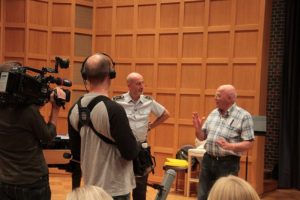 Musikfest der Bundeswehr: 1. Probe und Information von Stabshauptmann Thomas Ernst für den Chor und das WDR-Team
