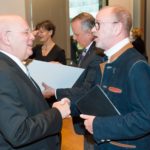 Manfred Hill mit Rainer Templin von der Clara-Schumann-Musikschule Düsseldorf © Thomas von der Heiden, Düsseldorf