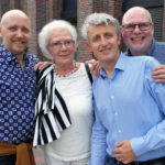 Familie Henderson aus Kopenhagen. Thomas Uwe Henderson, Matthew Cope, Heidrun Henderson und Henrik Kjeldsholm (v.r.n.l.)