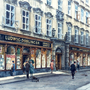 Fassade des Musikhauses Doblinger in Wien