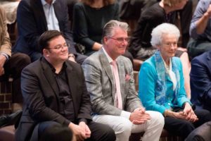 Pater Elias Füllenbach, Prof. Dr. Meyer-Falcke und Ingrid Jannott