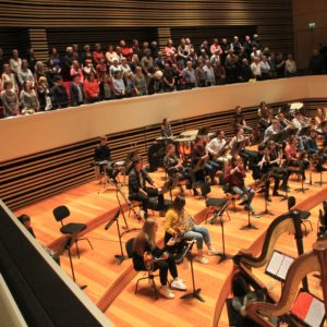 2018 MusikVereint - Besuch in Lille: Der Chœur Régional Hauts-de-France in Lille verstärkt um Mitglieder des Städtischen Musikvereins