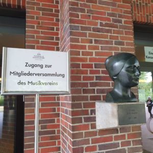 Mitgliederversammlung 2020 im Mendelssohn-Saal Corona-bedingt.