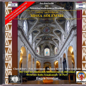 Aufnahme: Eglise Saint-Roch, Paris, 4.6.1958 –ORTF live- Mitschnitt auf 9,5cm/sec. Analoges Band, mono, digitalisiert auf CD, Bernd Eder/Österreich Überspielung, Mastering (über Steinberg WaveLab 6.001, 24-Bit) Text + Layout: © 07/2020 Rainer Großimlinghaus, Kleinmachnow. © 1958/2020 by ORTF/France/Bernd Eder (Austria) + Städtischer Musikverein zu Düsseldorf e.V. © Fotos: Internet/Archiv - Dokumentations-CD, not for sale! –