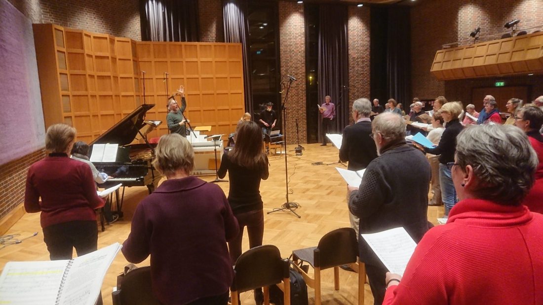 Probe unter Corona-Bedingungen im Dezember 2021