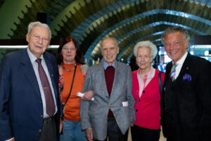 Friedrich Wilhelm Hempel, Ina Tamburrano, Dr. Edgar Jannott, >Ingrid Jannott, Wolfgang Rolshoven (v.l.n.r.)