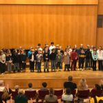 Eröffnung Schumann-Haus: SingPause-Kinder der Klasssen 2,3 und 4 mit ihrer Singleiterin Maria Carreras im Palais Wittgenstein