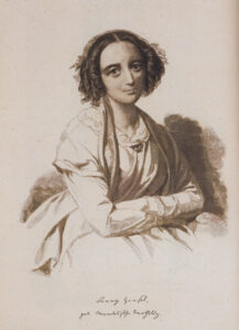 Eduard Mandel: Fanny (Cäcilia) Mendelssohn Bartholdy, 1847, nach einer Zeichnung von Wilhelm Hensel, Staatsbibliothek zu Berlin - Preußischer Kulturbesitz, Musikabteilung mit Mendelssohn-Archiv. Foto Ruth Schacht