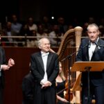 12.9.2024: Geburtstagsgala für Adam Fischer in der Tonhalle Düsseldorfv.l.n.r. Michael Becker, Adam Fischer Oberbürgermeister Dr. Stefan Keller