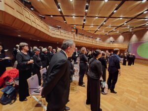 Brahms: Ein deutsches Requiem - Einsingen vor dem Konzert