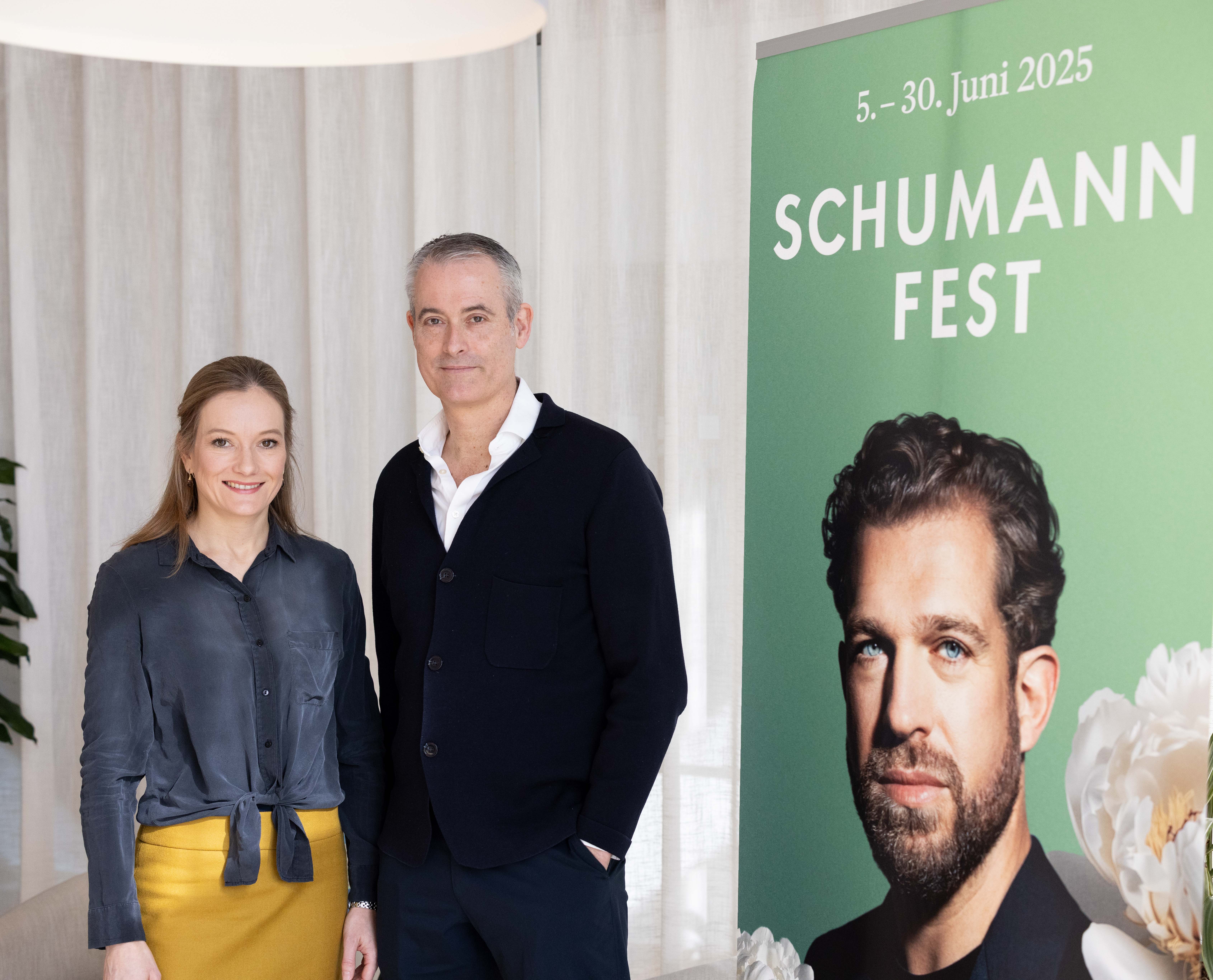 Schumannfest 2025: Pressekonferenz mit Festivalleiterin Maja Plüddemann und Intendant Michael Becker