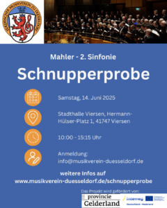 Schnupperprobe für "Mahler2" in Njimegen