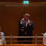Bürgermeister Josef Hinkel - bei der singenden Konzerteröffnung
