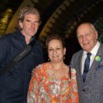 Sylvia P. Vits mit Herrn Vüllers und Manfred Hill. Frau Vits ist Vorstand der Paul und Mia Herzog - Stiftung, die sich intensiv um die Kinder in Oberbilk kümmert.