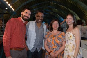 Dragan Milicewicz, Mauricio Virgens, Maria Carreras und Dr. Patrizia Bieber von der Uni-Tübingen
