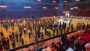Musikfest der Bundeswehr: Proben für das Finale mit mehr als 700 Mitwirkenden