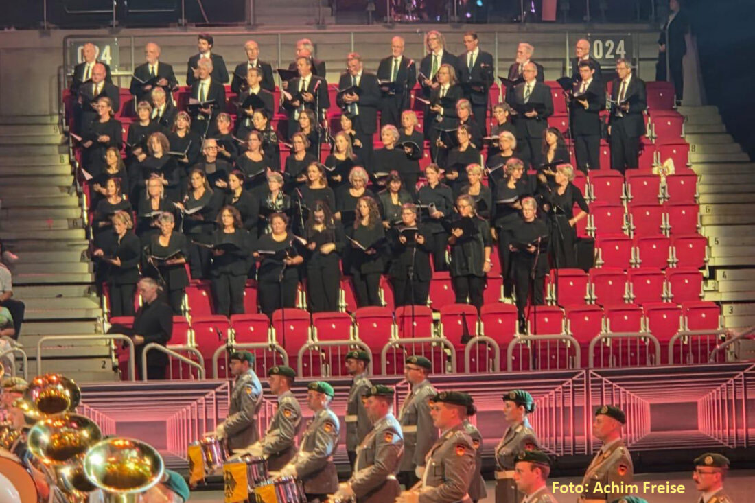 Musikfest der Bundeswehr: Der Chor bei der GP