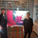 14.10.2025: Heike Angela Moser und Anja von Wins bei der Artperformance im HHI