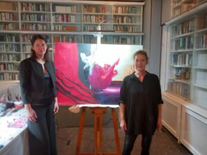 14.10.2025: Heike Angela Moser und Anja von Wins bei der Artperformance im HHI