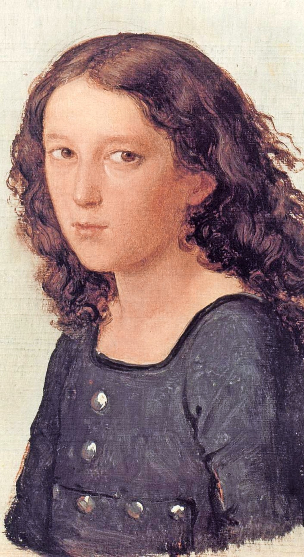 Der Komponist Felix Mendelssohn im Alter von zwölf Jahren (Ölskizze von Carl Joseph Begas).