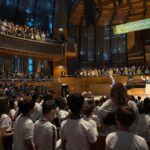 20 Jahre SingPause- Abschlusskonzert am 26.6.2026: Wuselige Tonhalle mit immer wieder 800-900 Kindern.