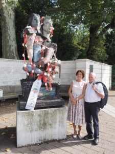 7.9.-12.9.2026: Hochzeitswoche wird gefeiert am Schumann-Denkmal am Ratinger Tor und im Schumann-Haus Düsseldorf, Bilker Str. 15: Dr. Irmgard Knechtges-Obrecht (Clara-Schumann-Initiative Düsseldorf) und Manfred Hill (Musikverein Düsseldorf)