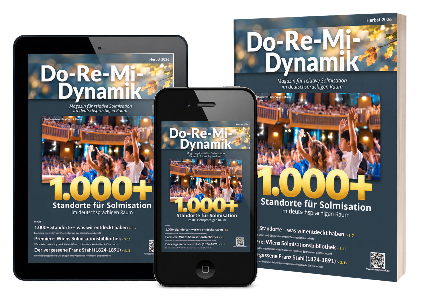 Die aktuelle Ausgabe der Online-Zeitschrift Do-Re-Mi-Dynamik – Magazin für relative Solmisation im deutschsprachigen Raum, herausgegeben von David Seay, markiert einen besonderen Meilenstein: Nach nahezu fünf Jahren empirischer Forschung werden erstmals 1.000 aktuell aktive Standorte der relativen Solmisation im deutschsprachigen Raum dokumentiert. Besondere Erwähnung findet dabei die Düsseldorfer SingPause, die mit ihrem Engagement für die musikalische Bildung von Grundschulkindern einen wertvollen Beitrag zur lebendigen Praxis der relativen Solmisation leistet. Erschienen am 8.10.2026